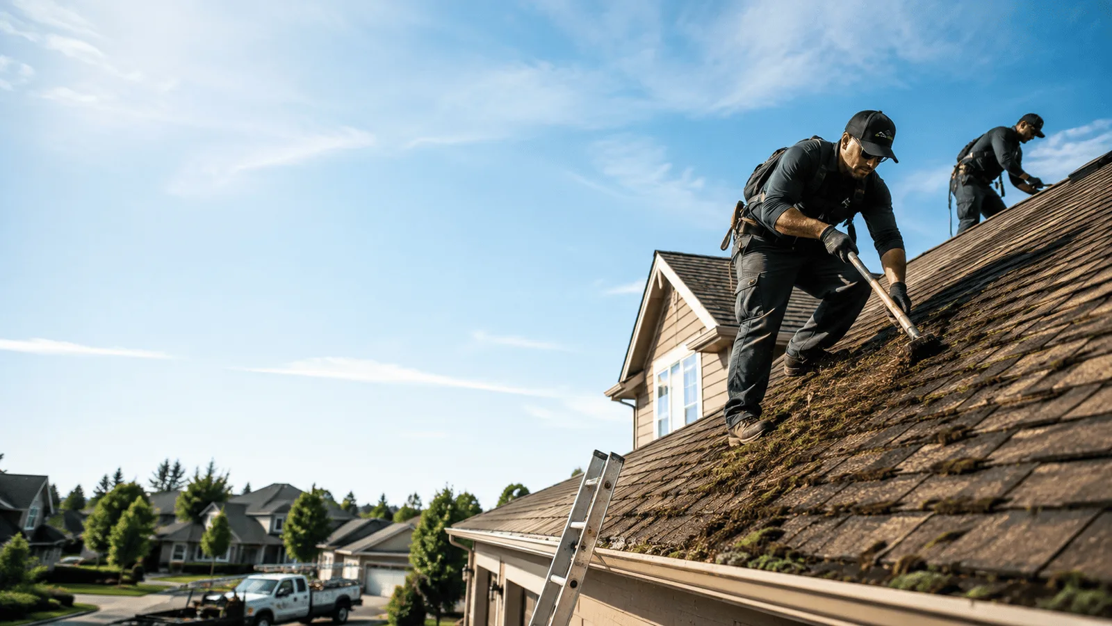 Roof Moss Removal in Johnson Creek, WI near me